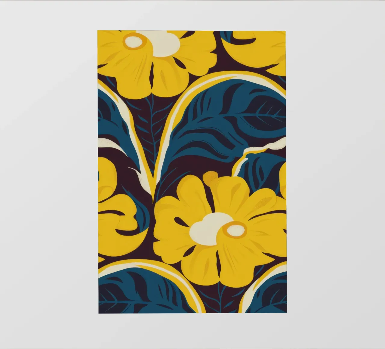 Modello Golden Bloom telo in pvc da Thistle Bloom