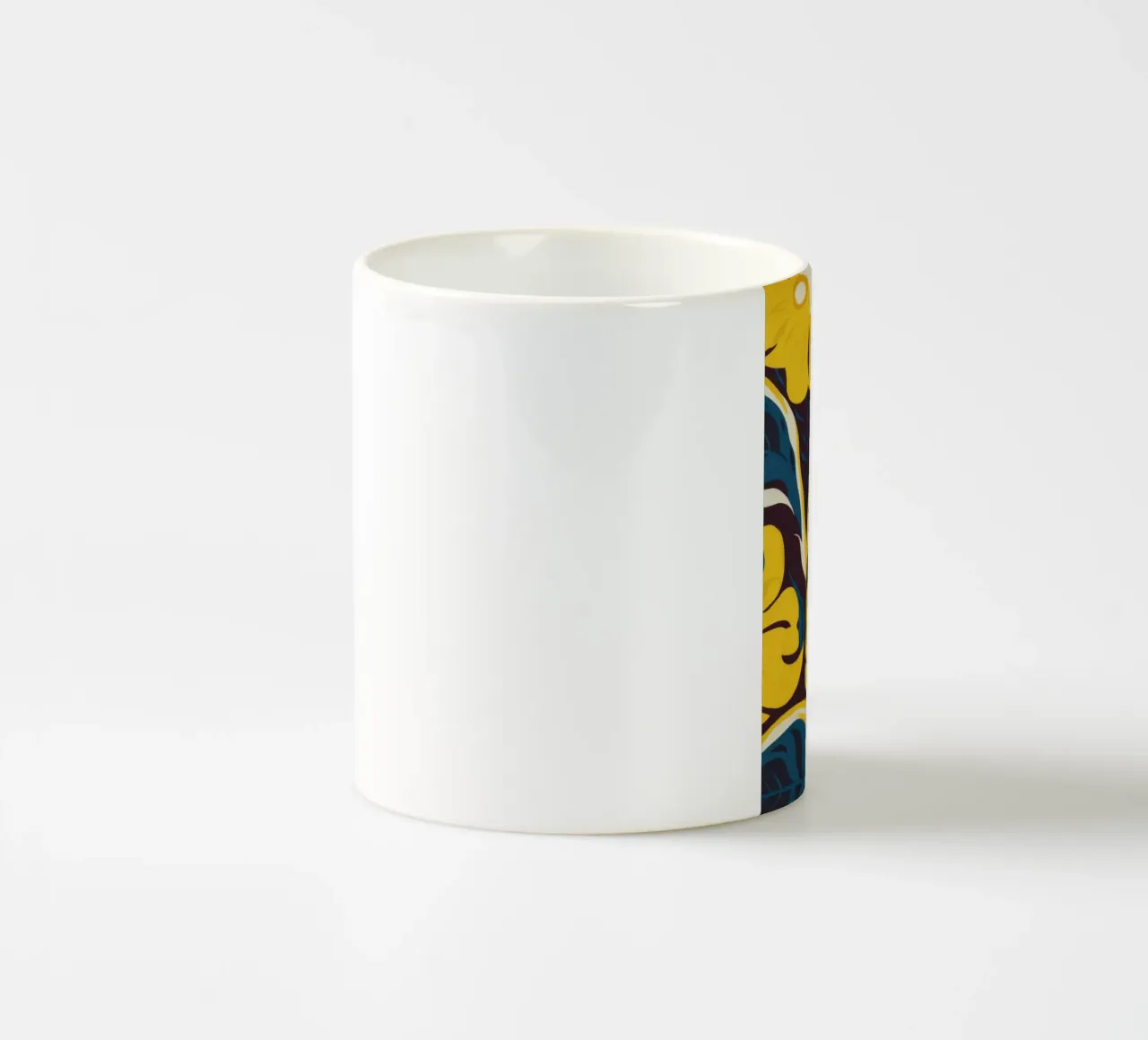 Modello Golden Bloom tazza in ceramica da Thistle Bloom