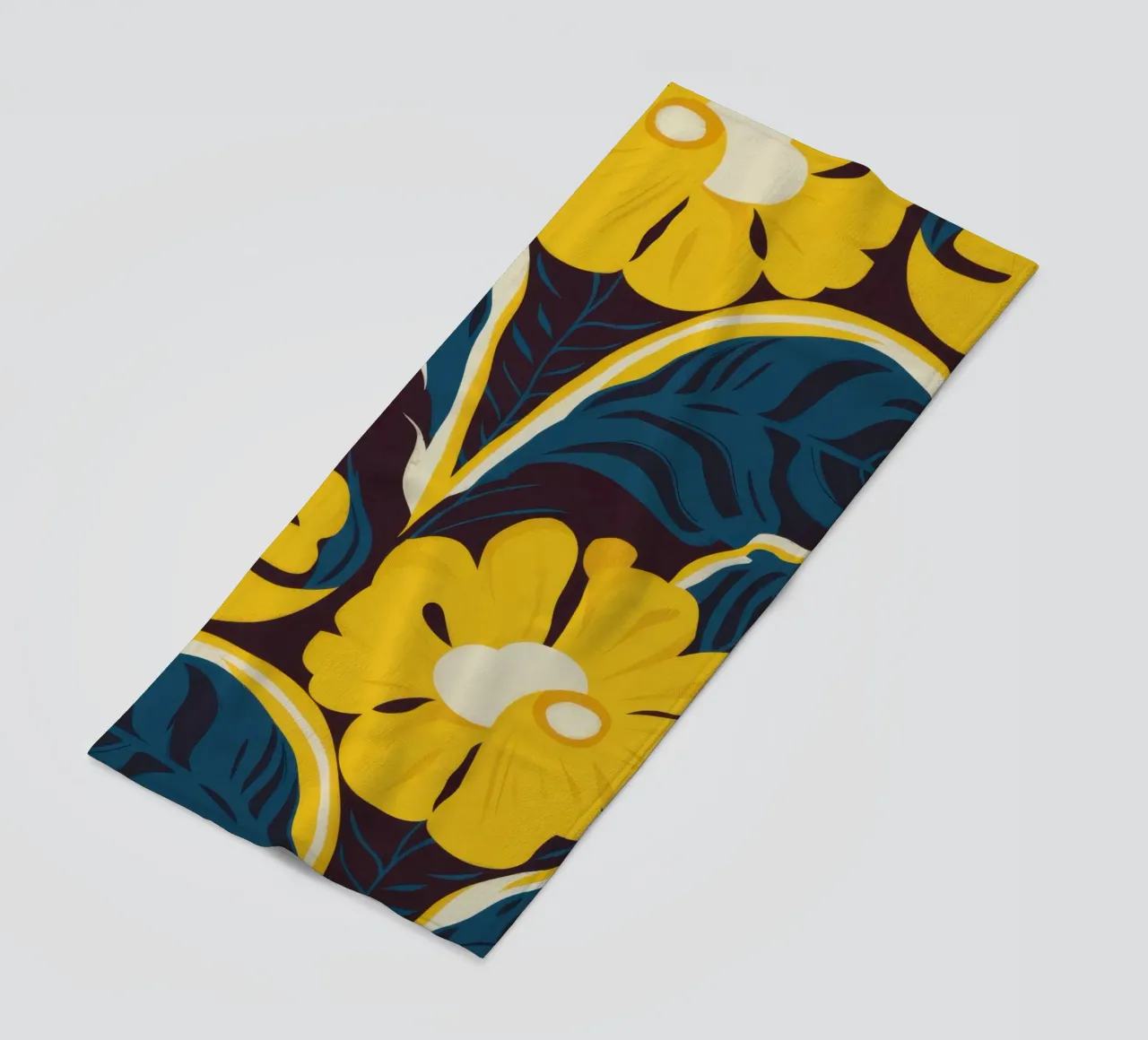 Modello Golden Bloom telo mare da Thistle Bloom