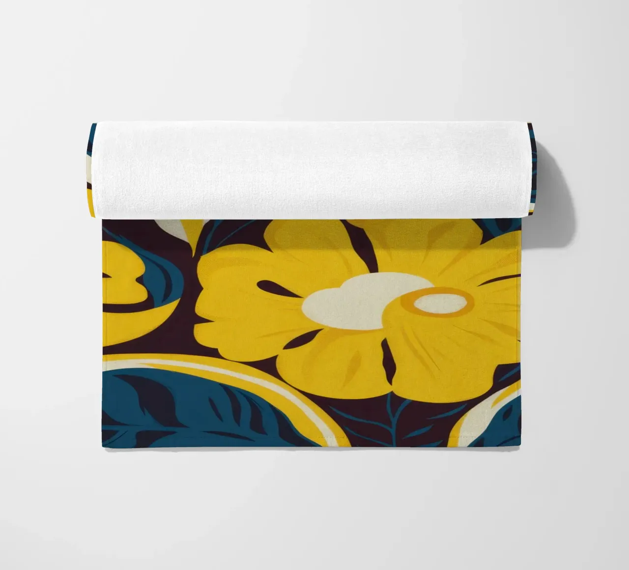 Modello Golden Bloom telo mare da Thistle Bloom