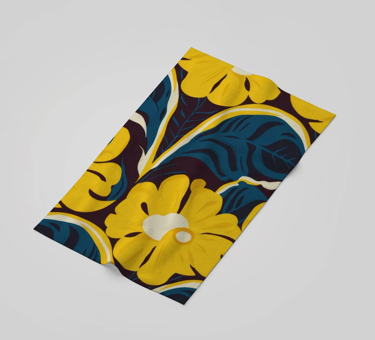 Modello Golden Bloom telo mare da Thistle Bloom