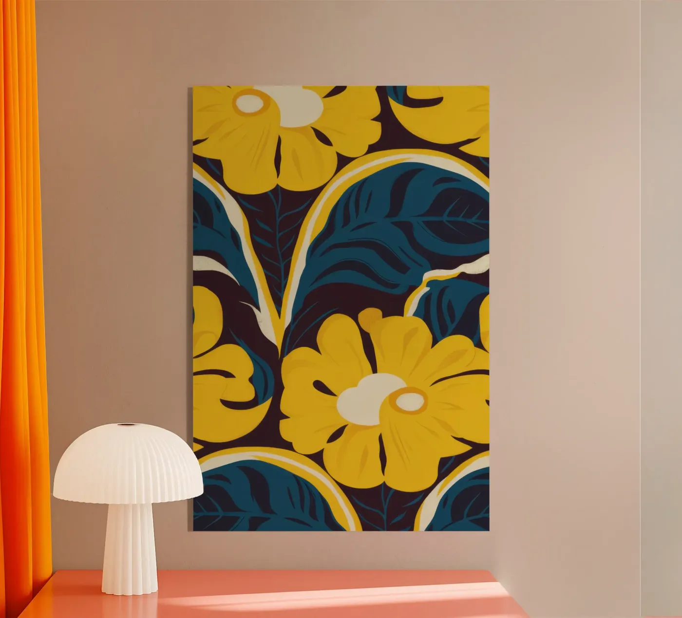 Golden Bloom Pattern plexiglass da Thistle Bloom