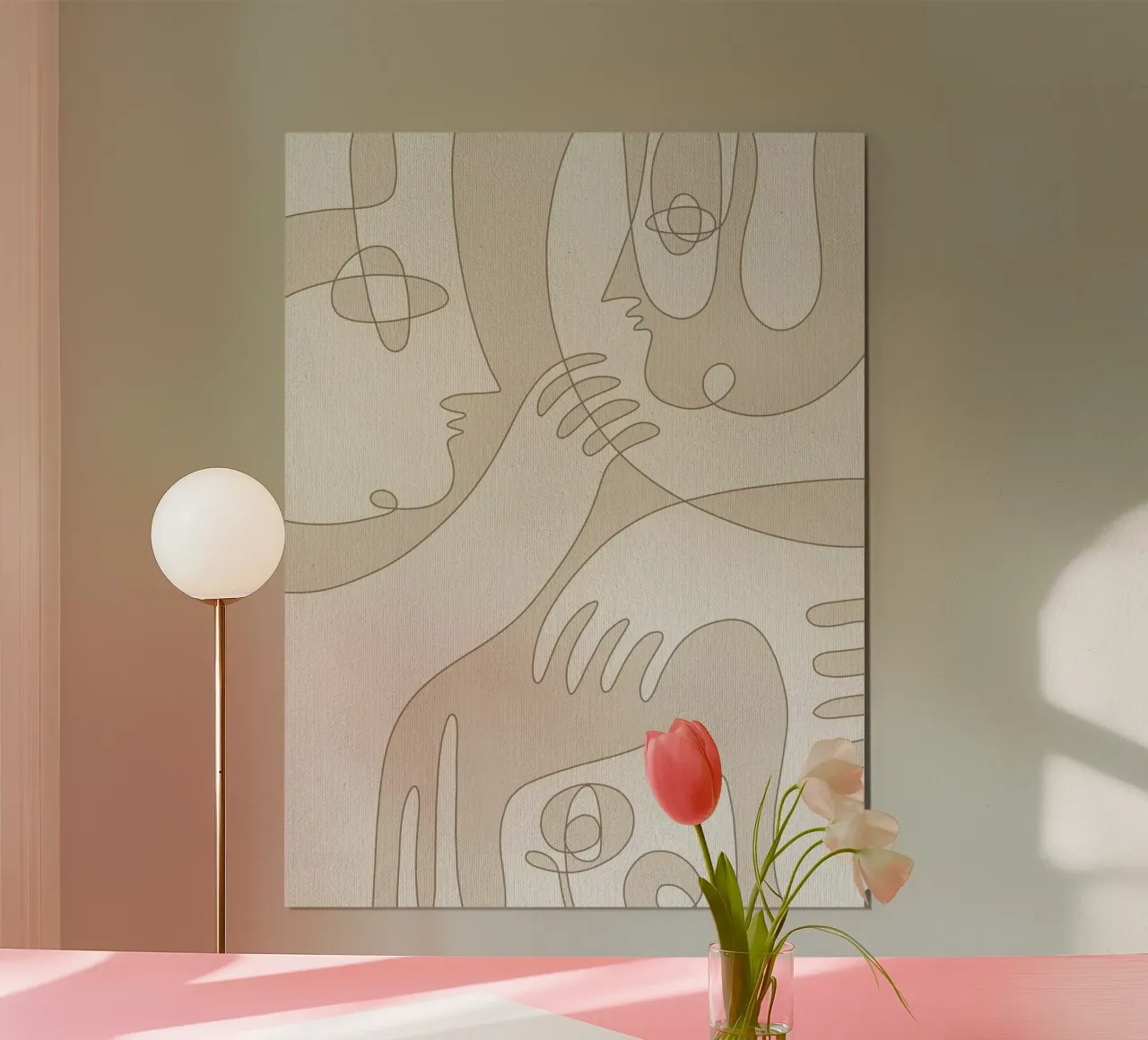 Un debole ricordo poster con telaio in legno da Shatha Al Dafai