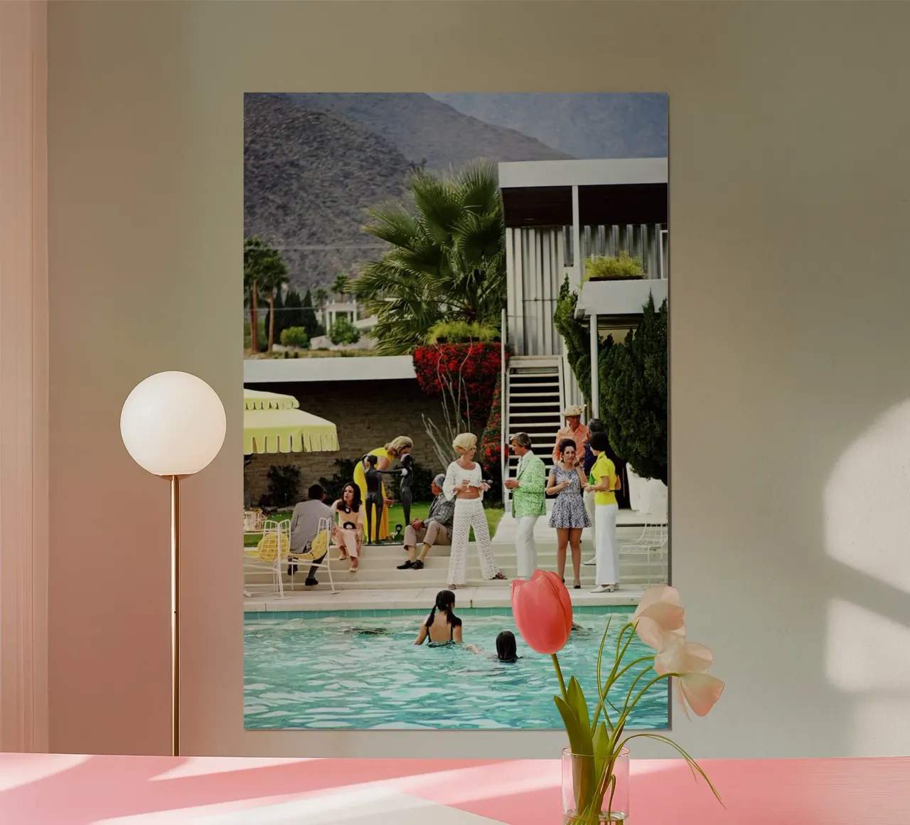 Slim Aarons - Pool Party Hahnemühle von The Poster UK