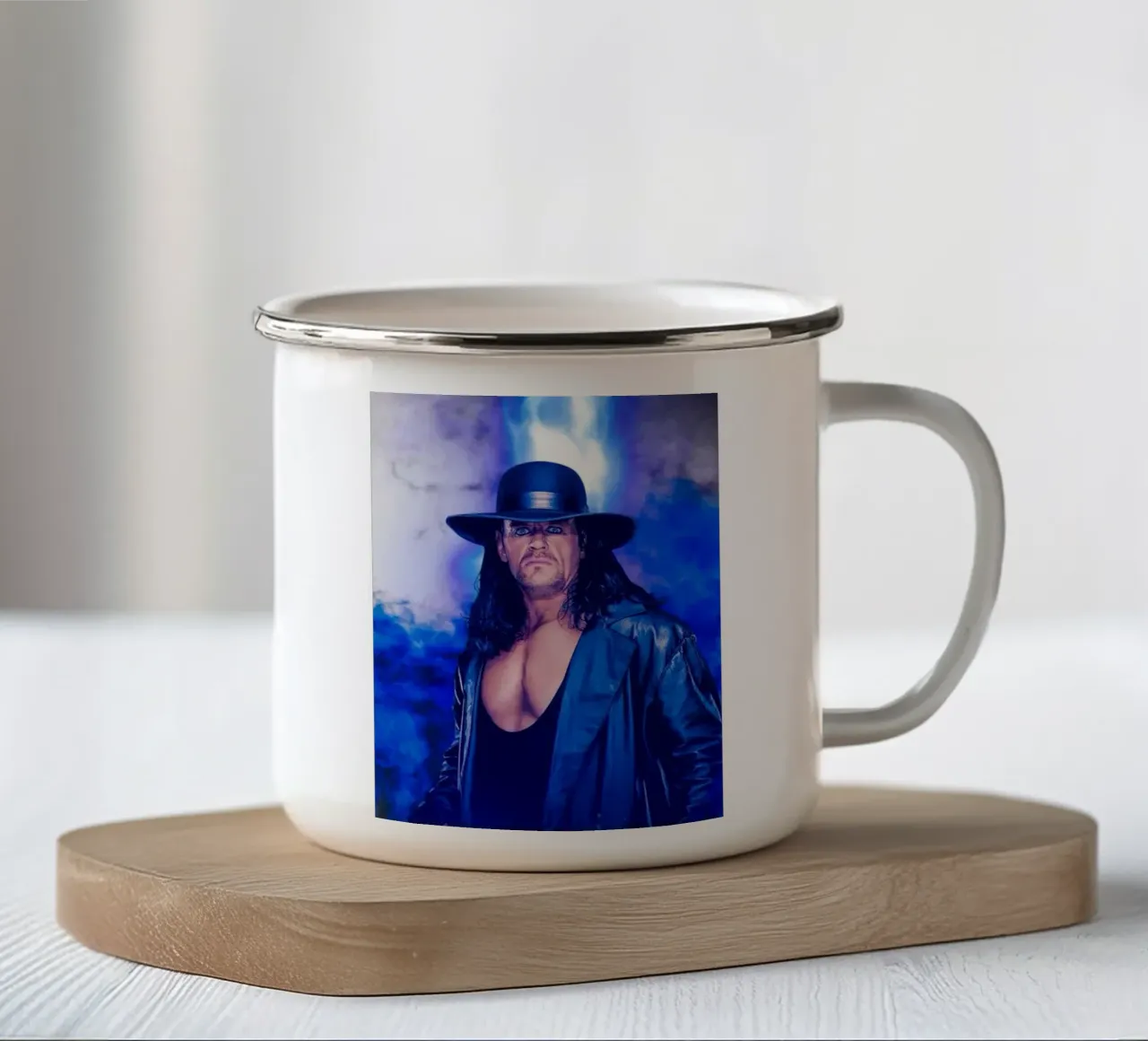 The Undertaker tazza in smalto da Musadad Shop