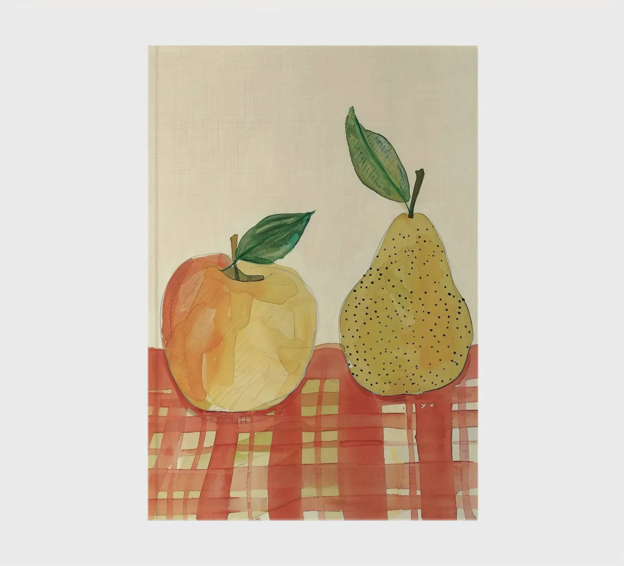 Apple and Pear notebook by DaarbyN