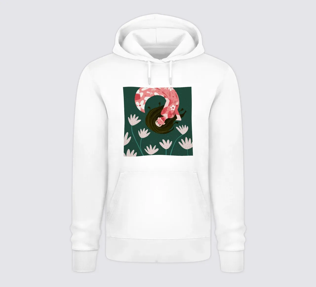 Sogno floreale fluttuante felpa con cappuccio da Obs Canvas