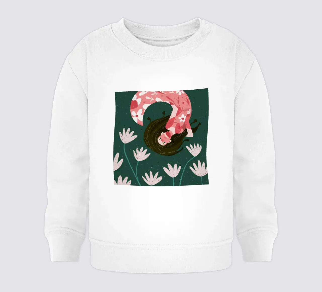 Sogno floreale fluttuante felpa neonato da Obs Canvas
