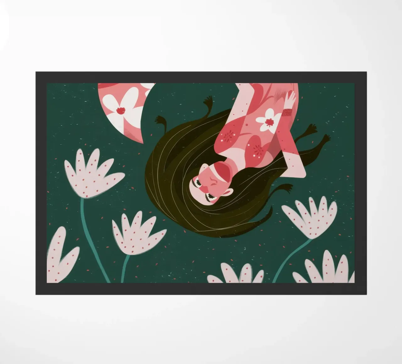 Sogno floreale fluttuante zerbino da Obs Canvas