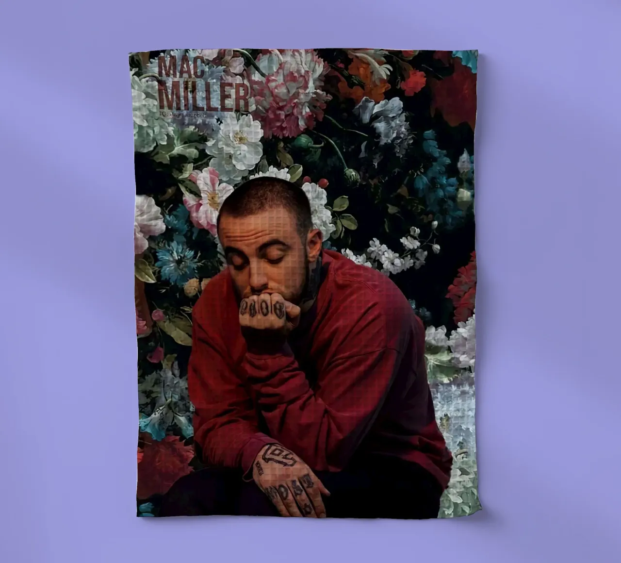 Mac Miller canovaccio da cucina da Musadad Shop
