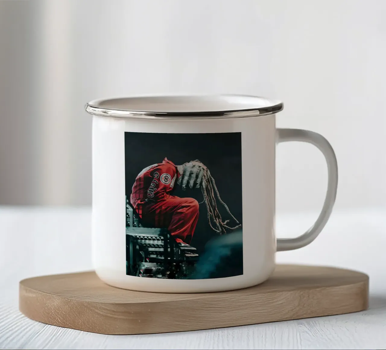 Corey Taylor Slipknot tazza in smalto da Musadad Shop