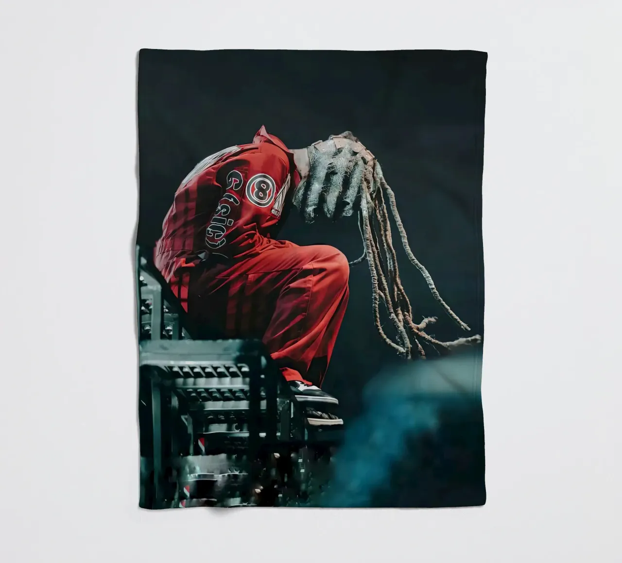 Corey Taylor Slipknot coperta in pile da Musadad Shop