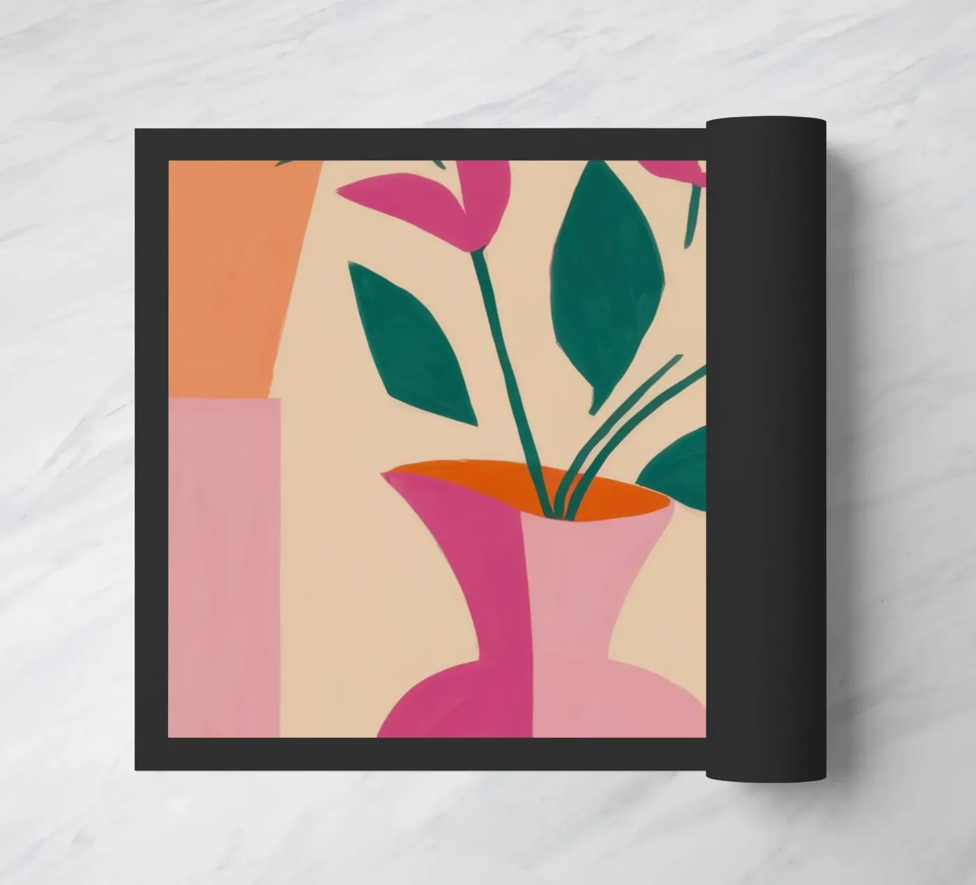Abstracte tulp harmonie deurmat van Thistle Bloom