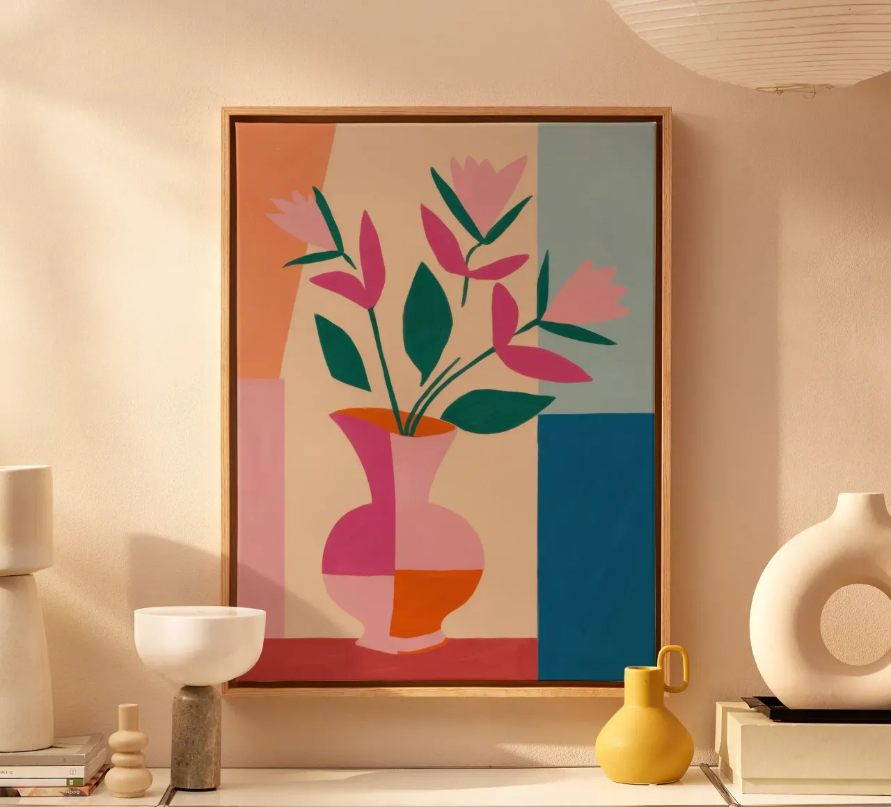 Armonia astratta dei tulipani tela da Thistle Bloom