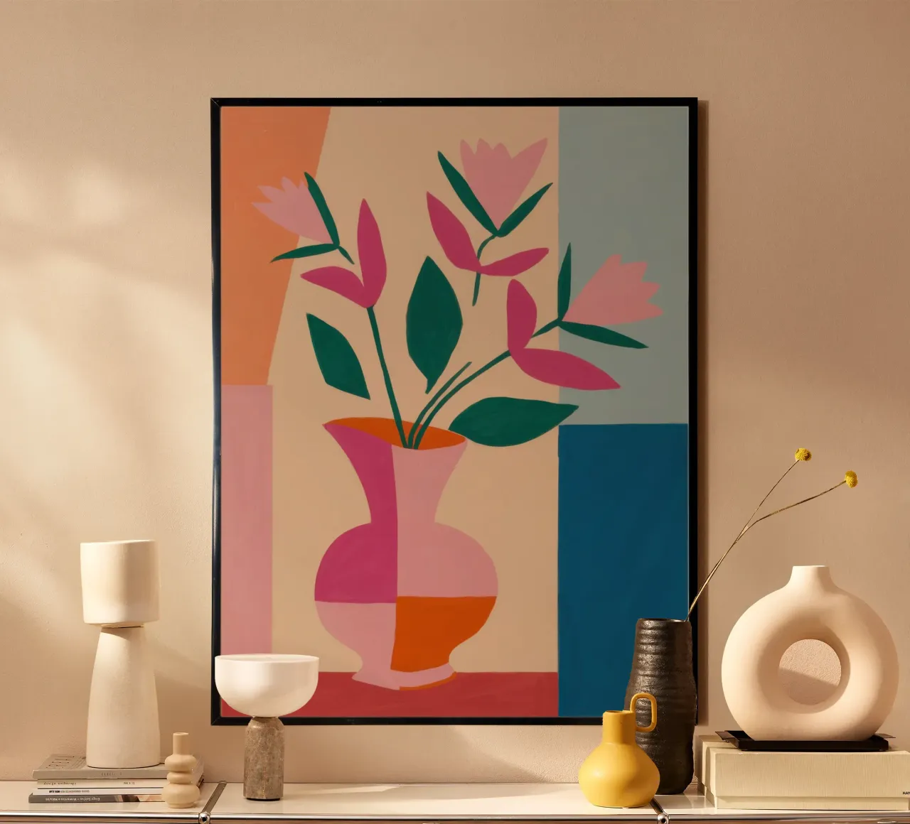 Abstracte tulp harmonie hahnemühle van Thistle Bloom