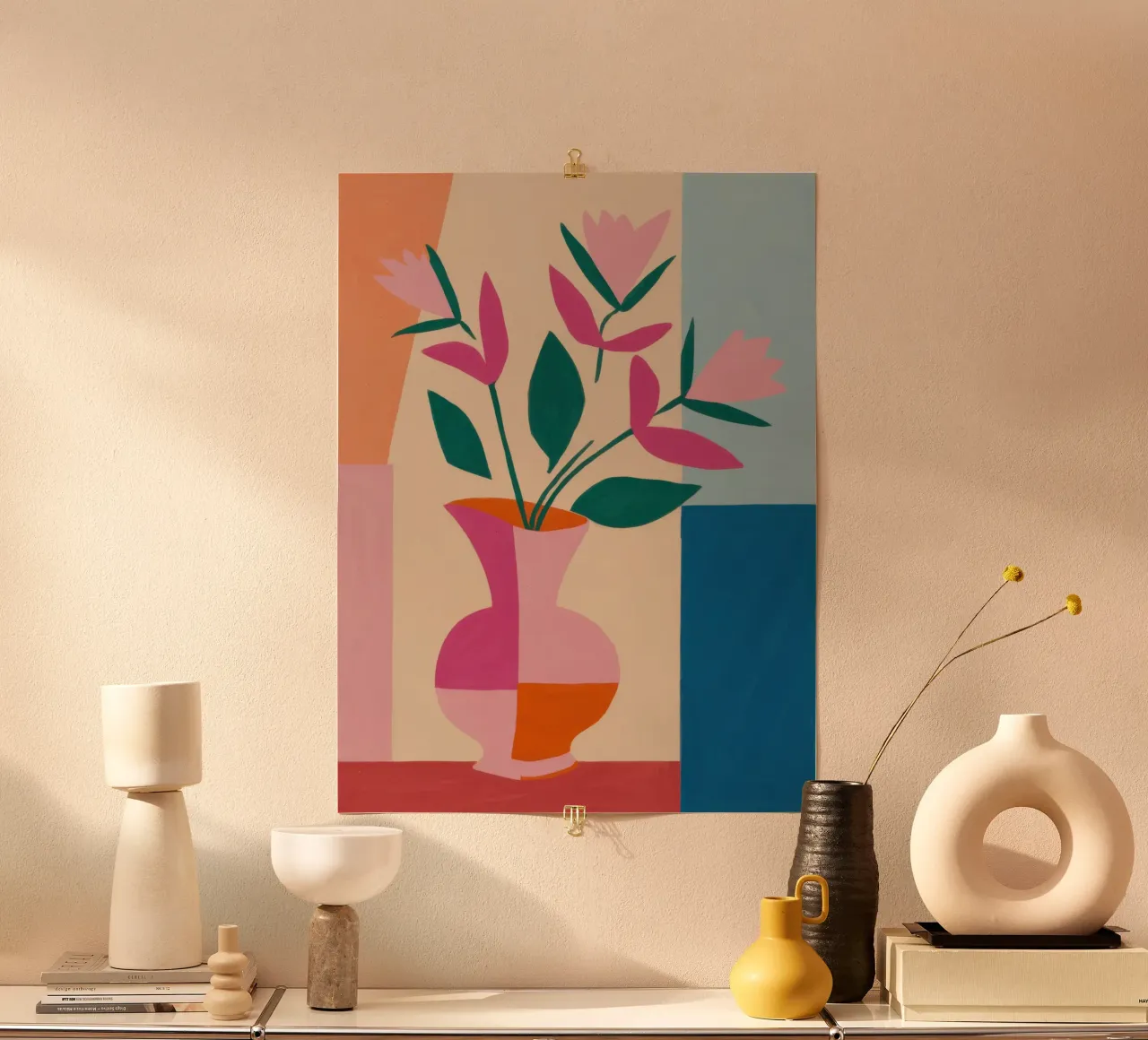 Abstracte tulp harmonie hahnemühle van Thistle Bloom