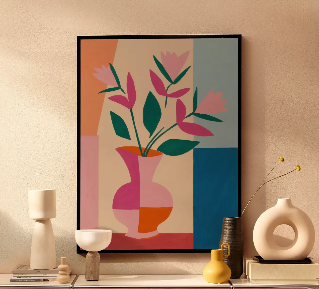 Abstracte tulp harmonie hahnemühle van Thistle Bloom