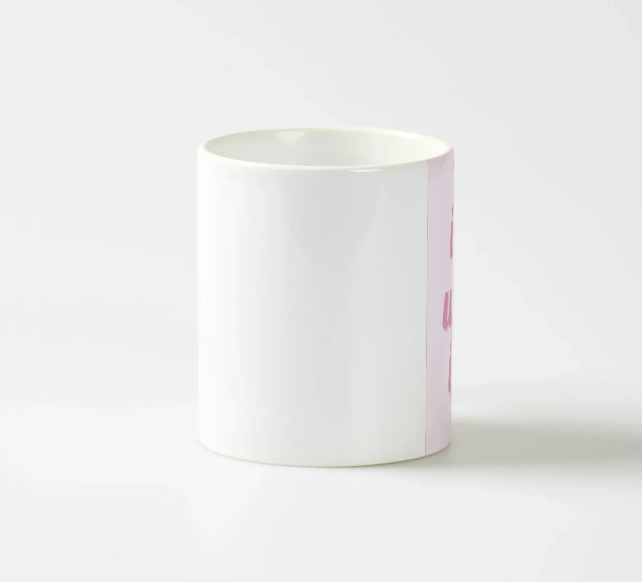 Impression esthétique rose "It Is What It Is" (C'est ce que c'est) mug en céramique de homdeco