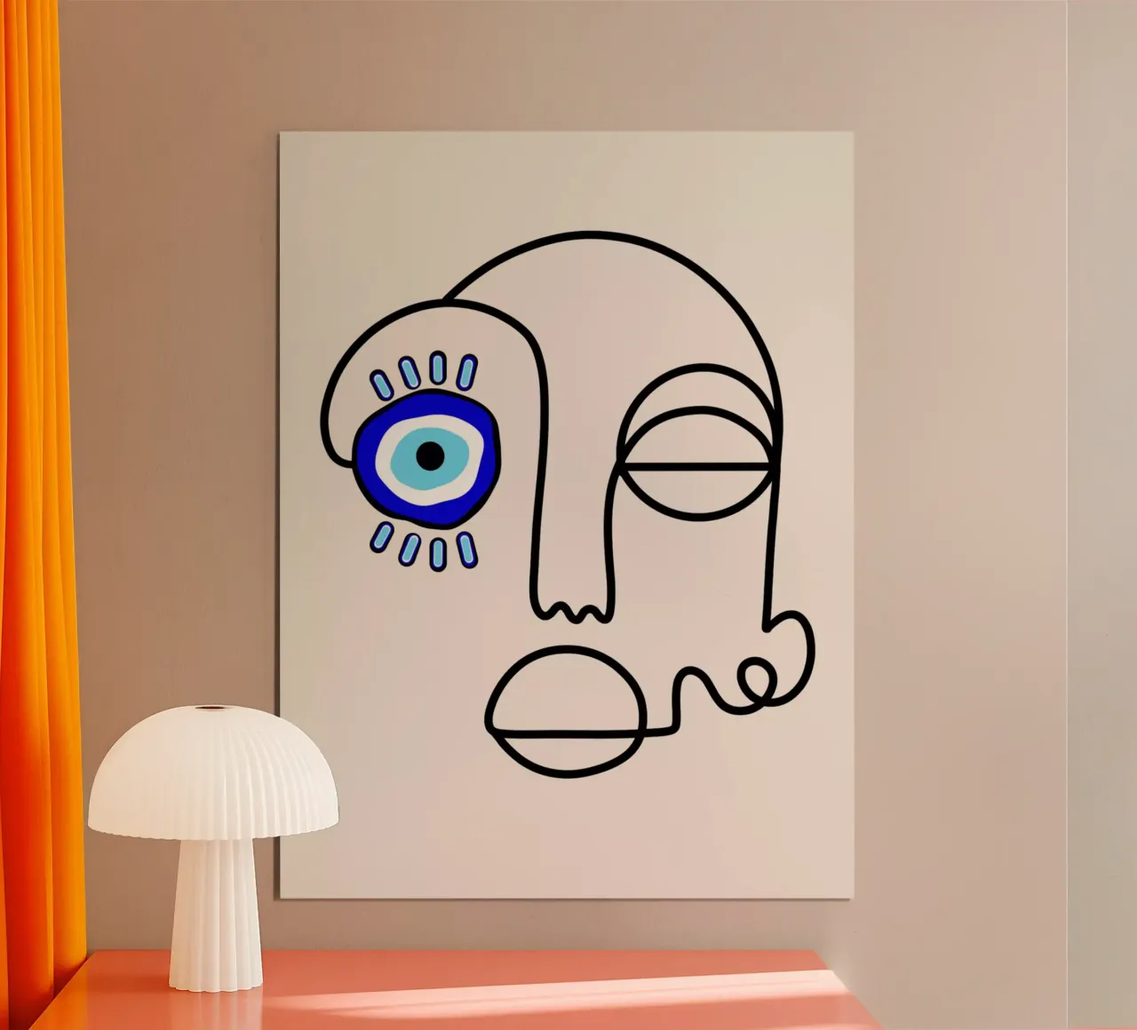 No Evil Allowed poster by Shatha Al Dafai