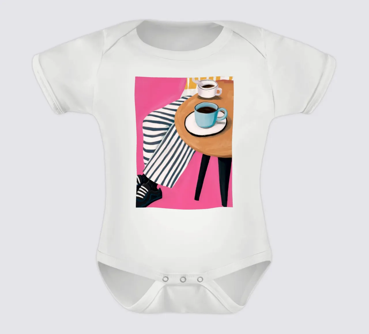 Table rayée Café body bébé de Thistle Bloom