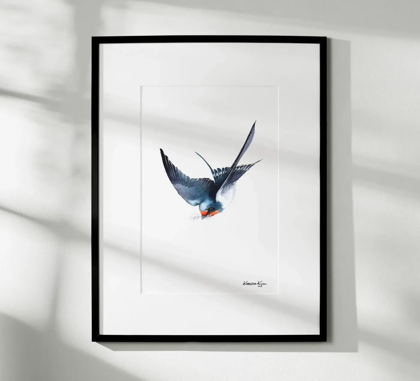 Barn swallow poster de Karolina Kijak