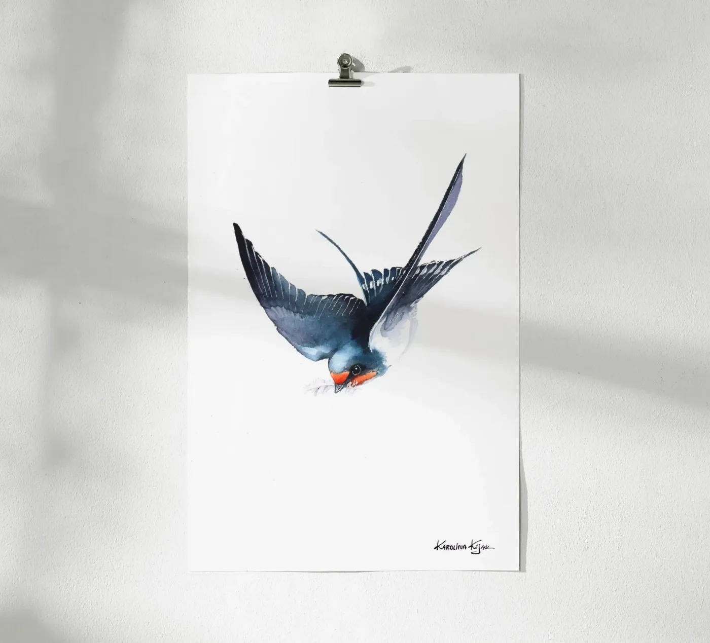 Barn swallow poster de Karolina Kijak