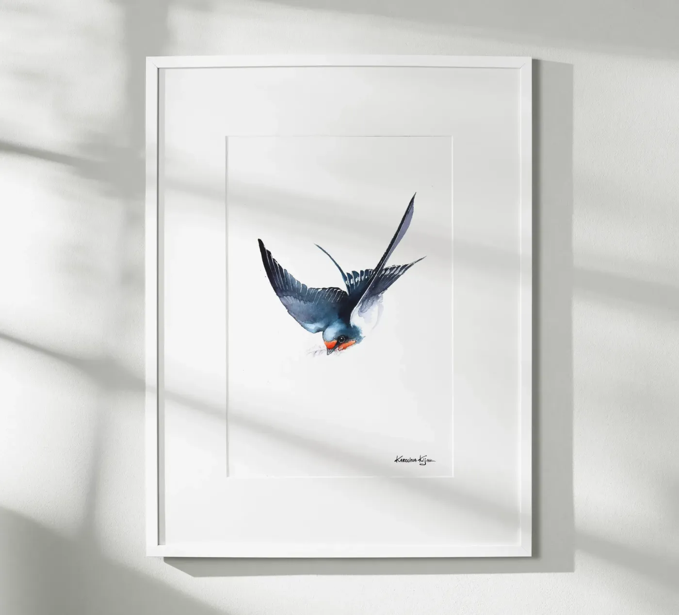Barn swallow poster de Karolina Kijak