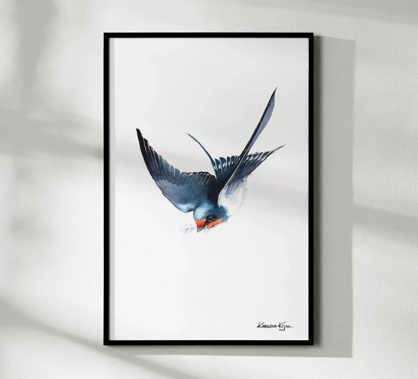 Barn swallow poster de Karolina Kijak