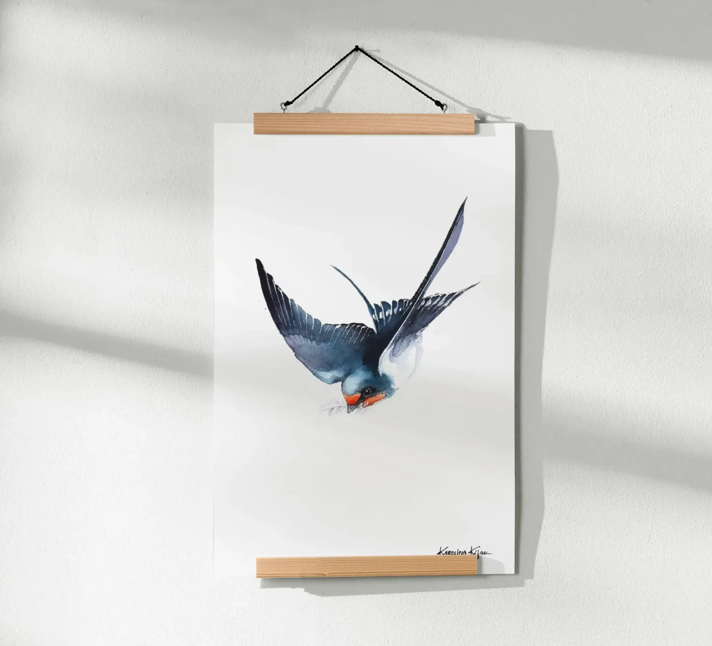 Barn swallow poster de Karolina Kijak