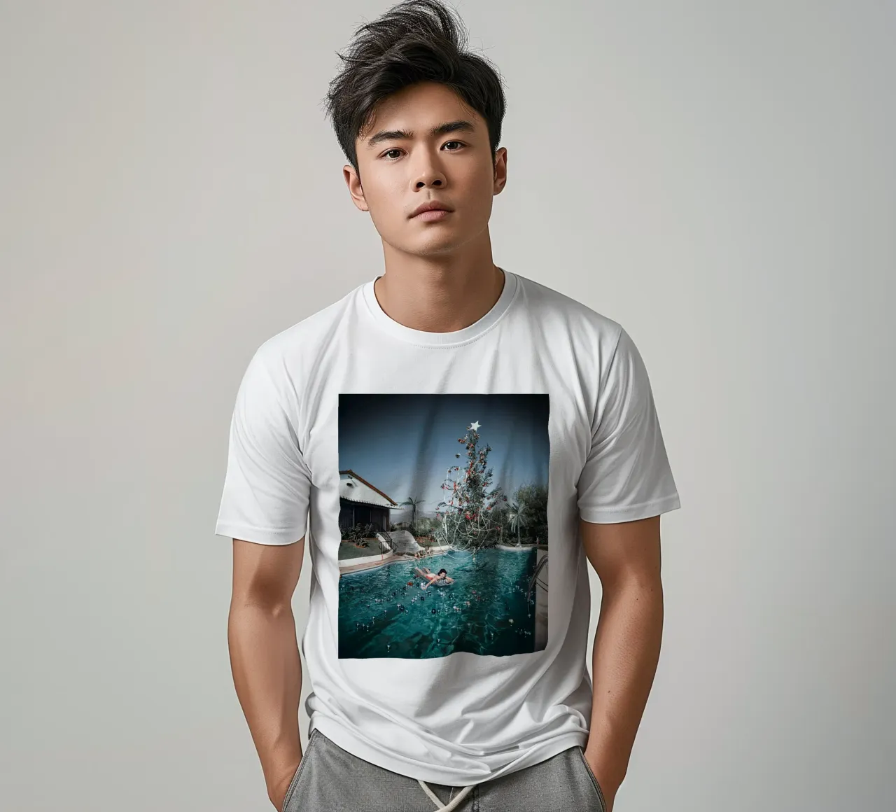 Slim Aarons - Donna che nuota t-shirt da The Poster UK