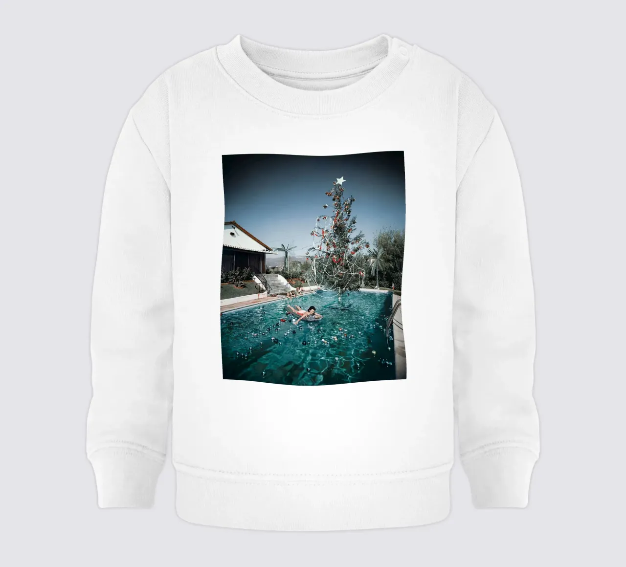 Slim Aarons - Mujer nadando sudadera de bebé de The Poster UK