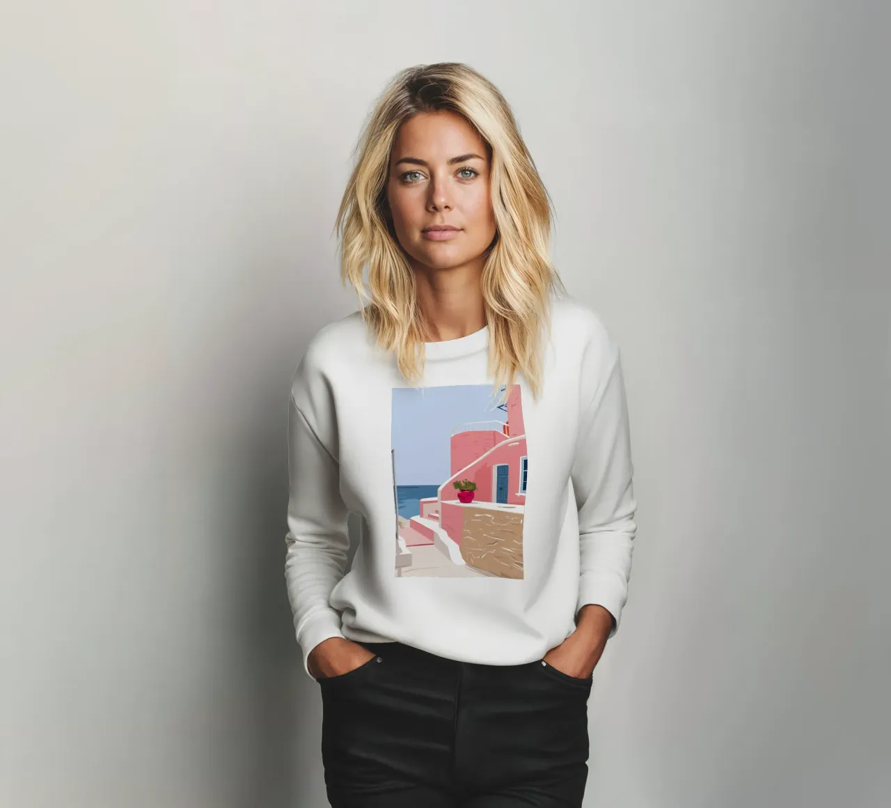 Scala del Mar Egeo felpa da Thistle Bloom