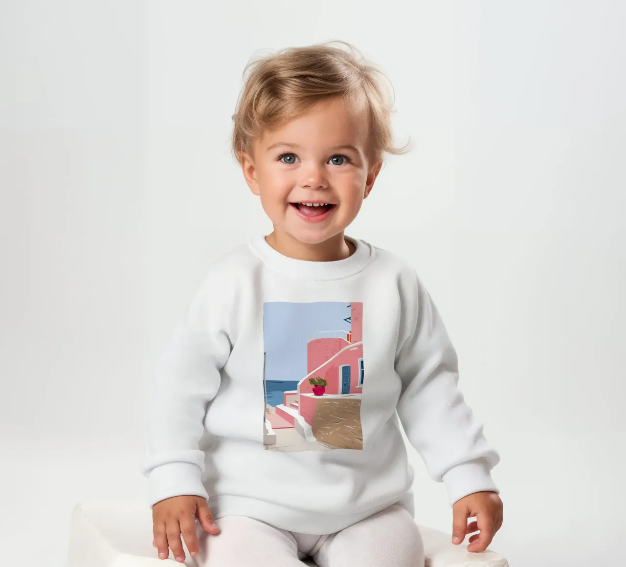 Scala del Mar Egeo felpa neonato da Thistle Bloom