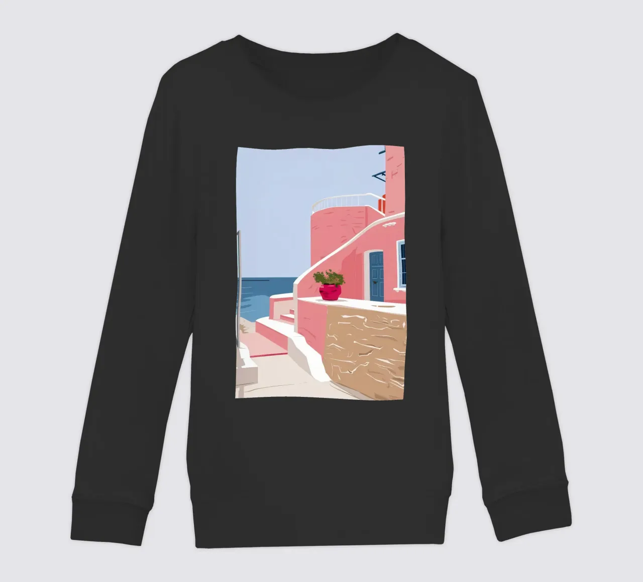 Scala del Mar Egeo felpa bambino da Thistle Bloom