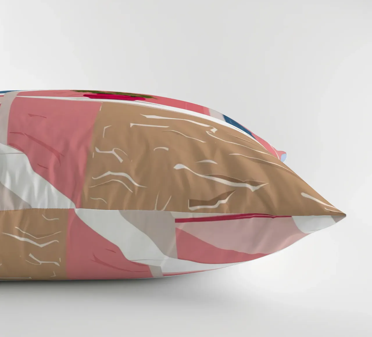 Aegean Stairway to Sea decorative cushion by Thistle Bloom