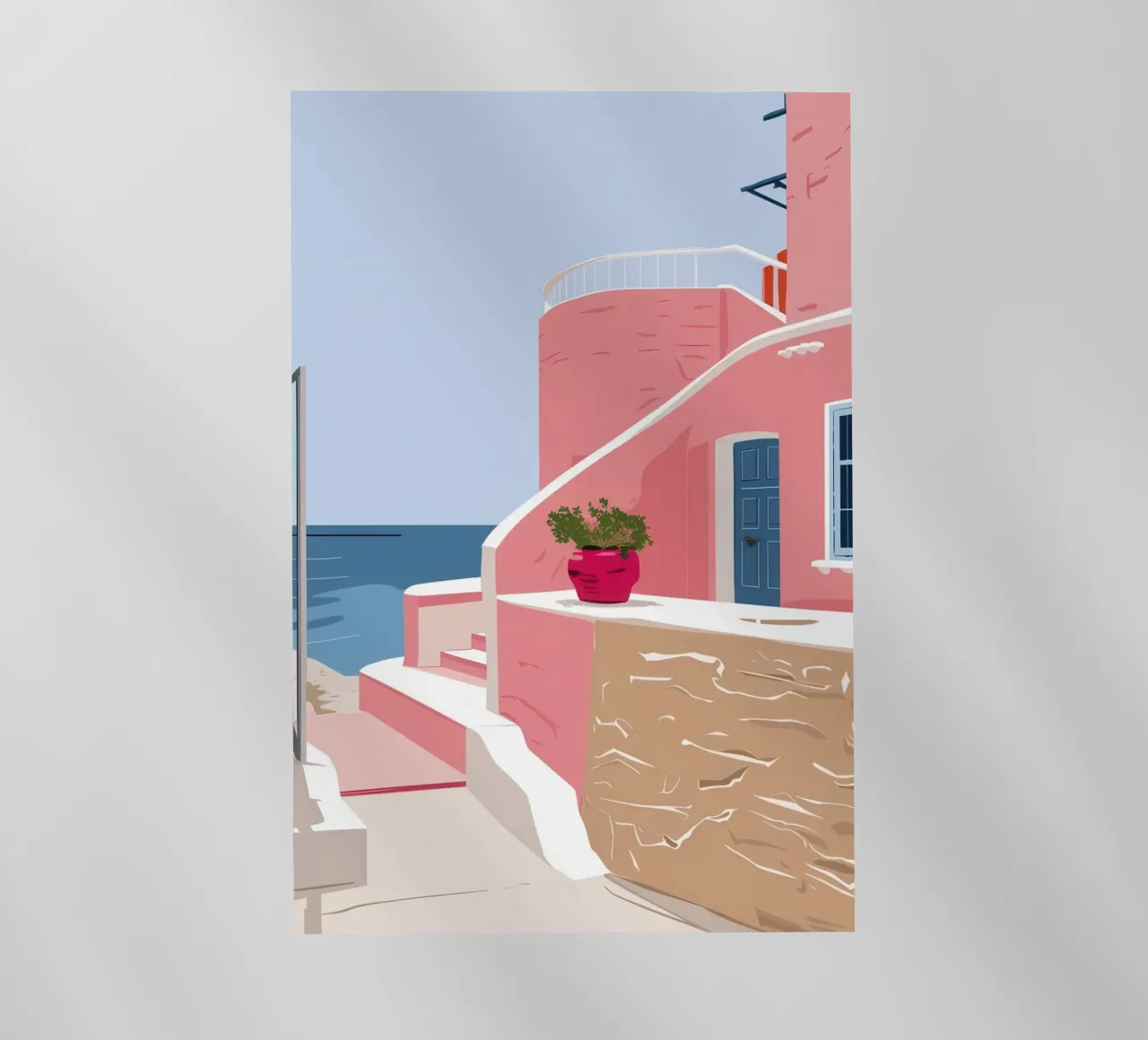 Scala del Mar Egeo pellicola backlit da Thistle Bloom