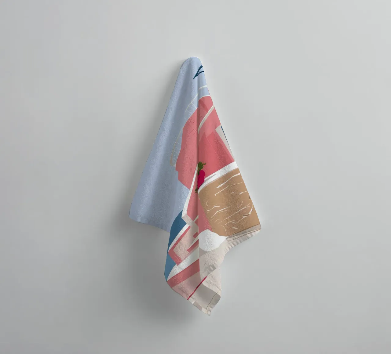 Scala del Mar Egeo asciugamano da bagno da Thistle Bloom