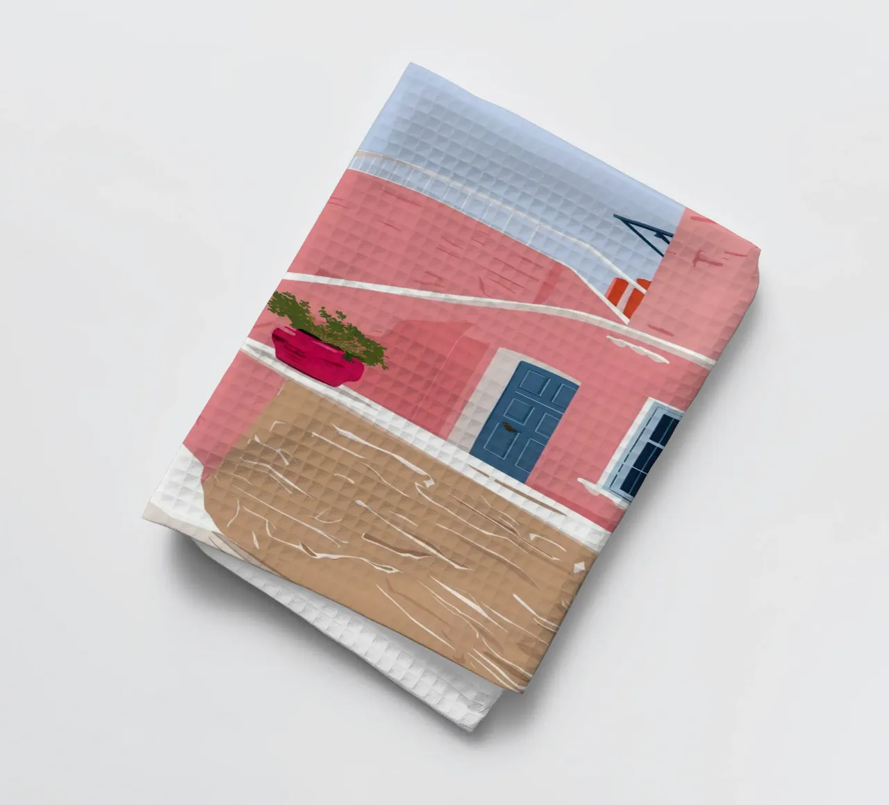 Scala del Mar Egeo canovaccio da cucina da Thistle Bloom