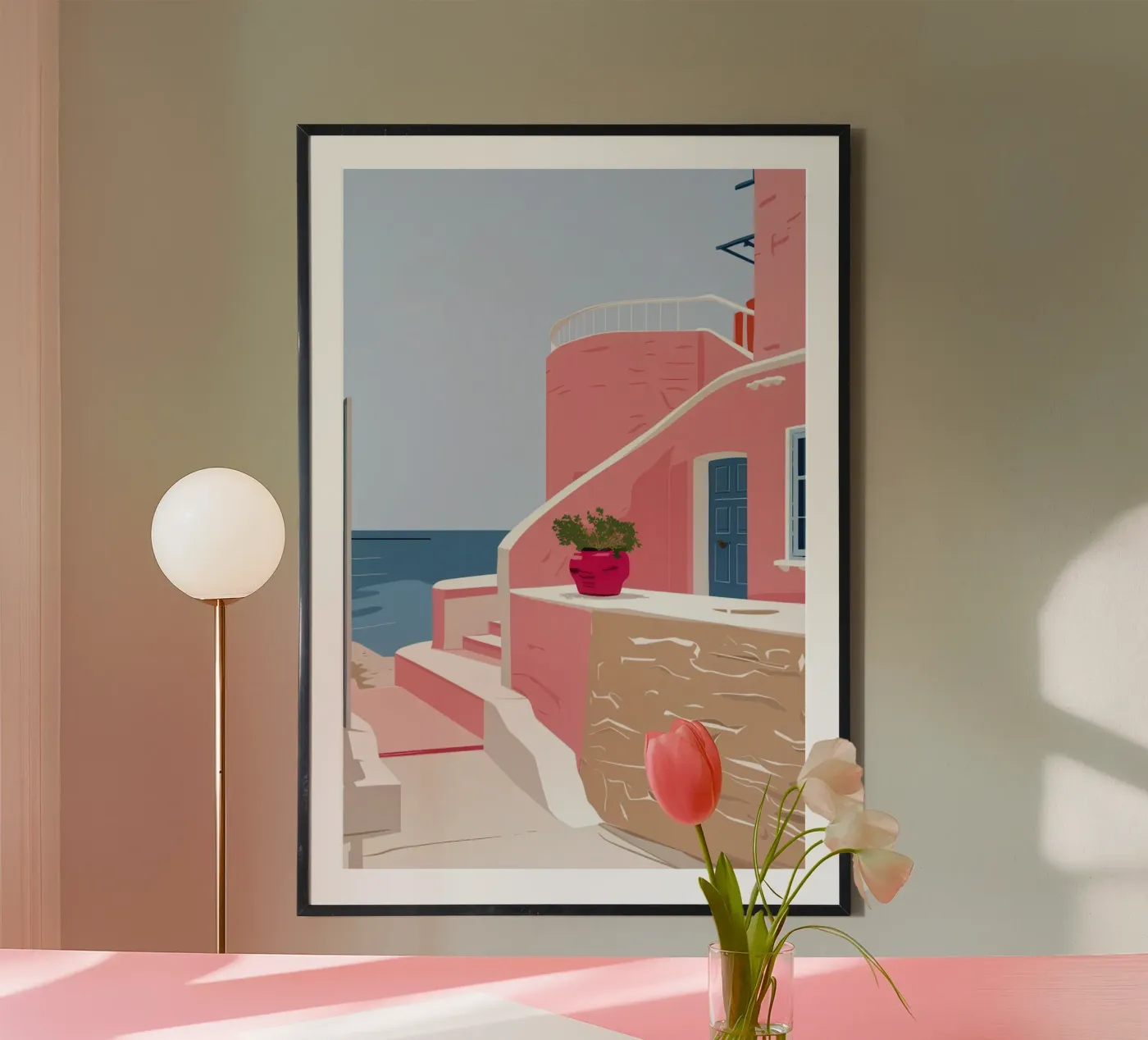 Scala del Mar Egeo poster da Thistle Bloom