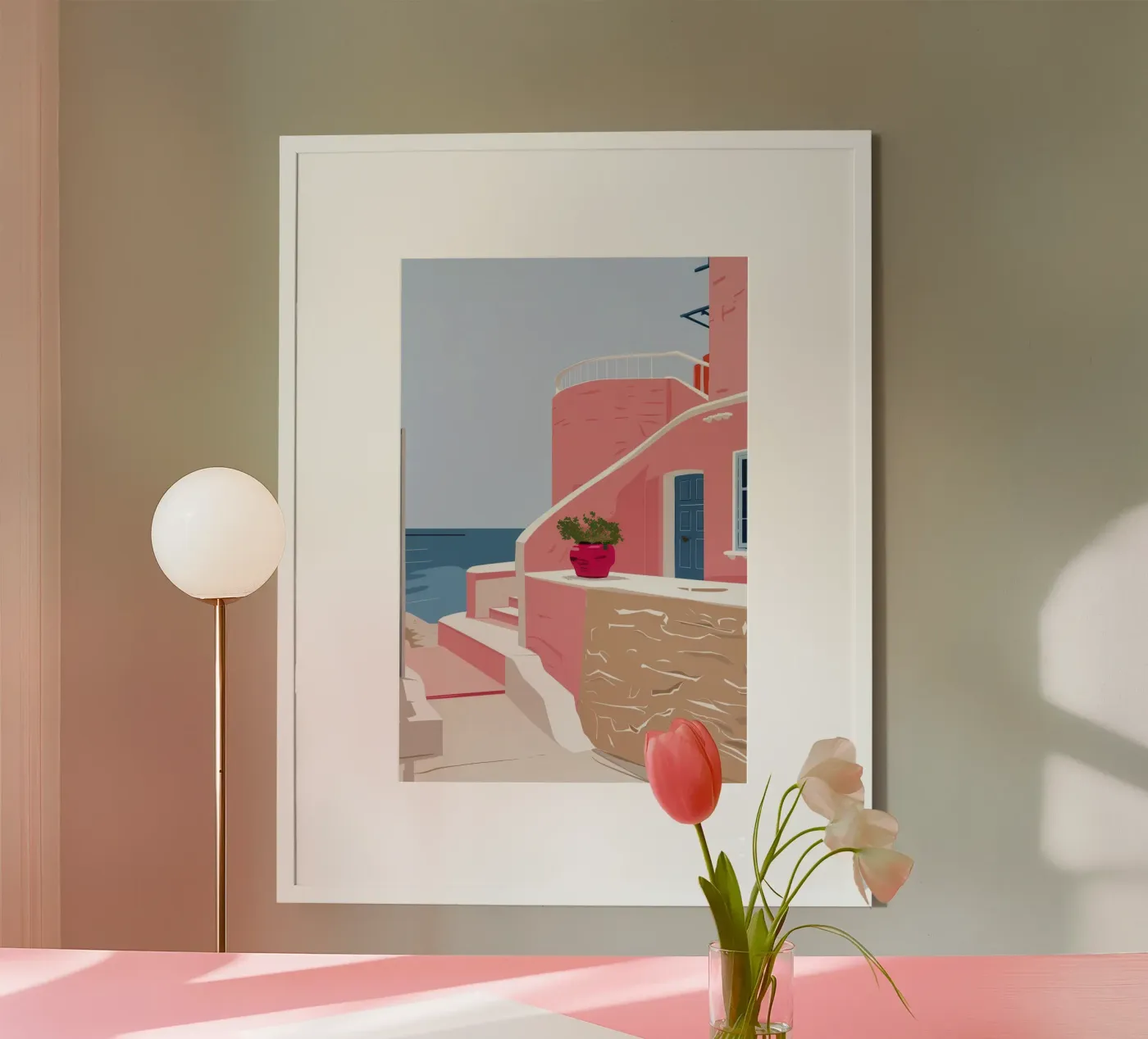 Scala del Mar Egeo poster da Thistle Bloom