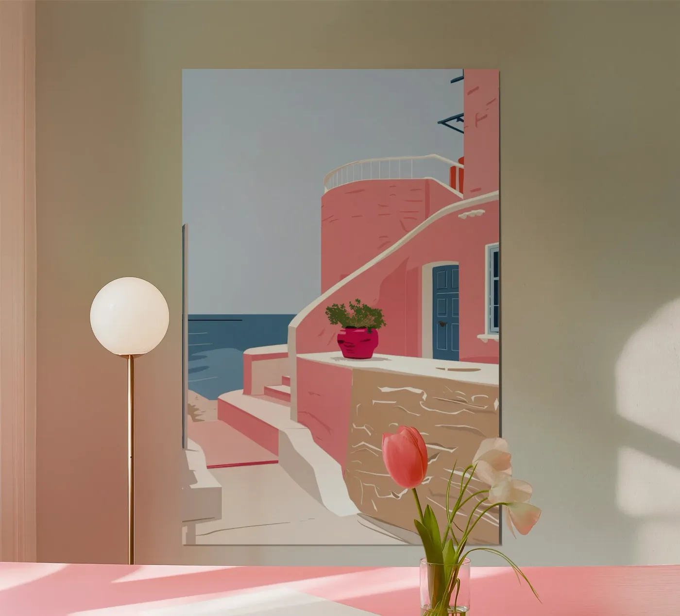 Scala del Mar Egeo poster da Thistle Bloom
