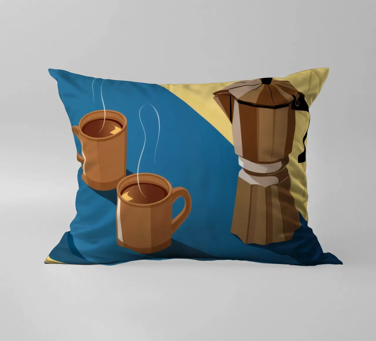 Momento del caffè mattutino cuscino da Obs Canvas