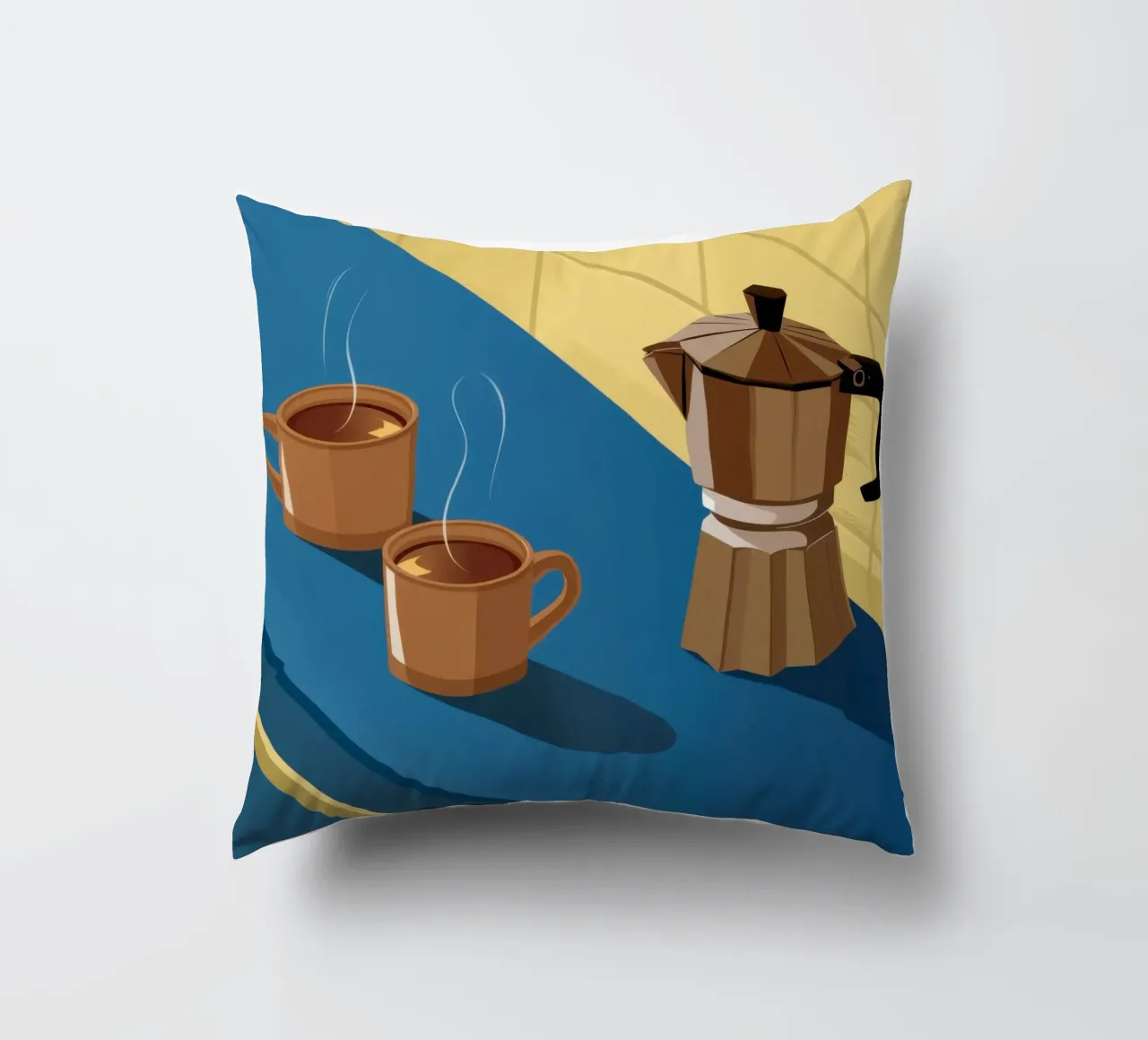 Momento del caffè mattutino cuscino da Obs Canvas