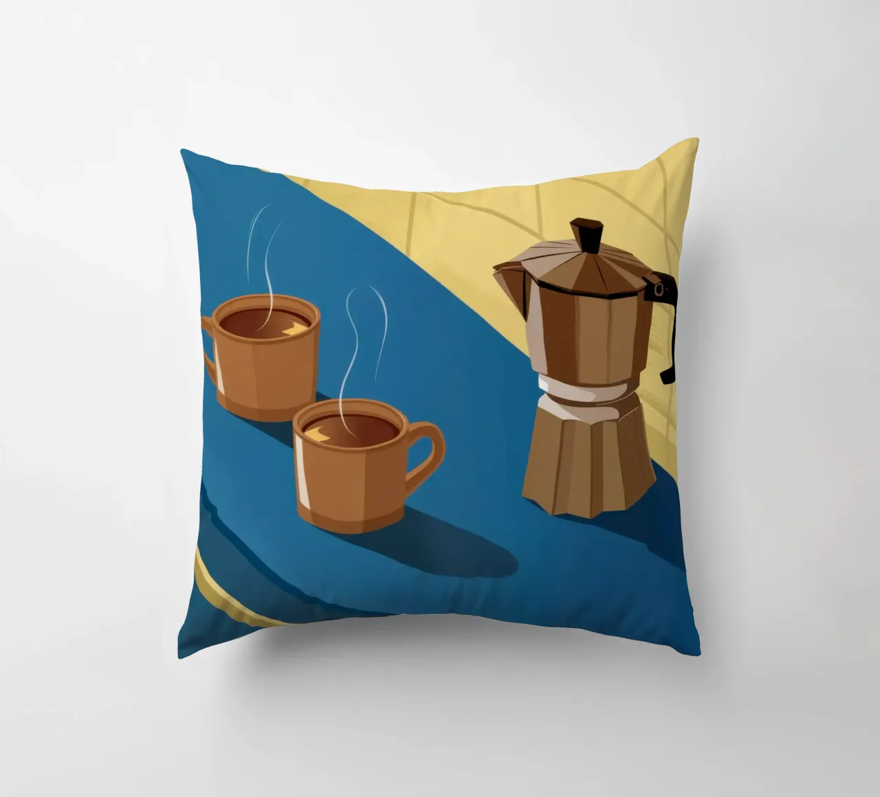 Momento del caffè mattutino cuscino da Obs Canvas