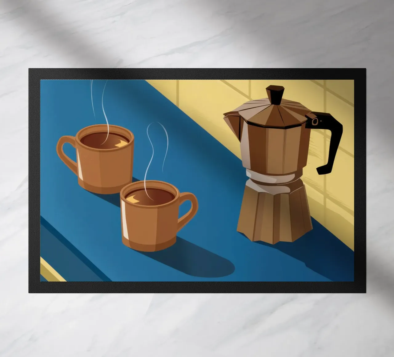 Momento del caffè mattutino zerbino da Obs Canvas