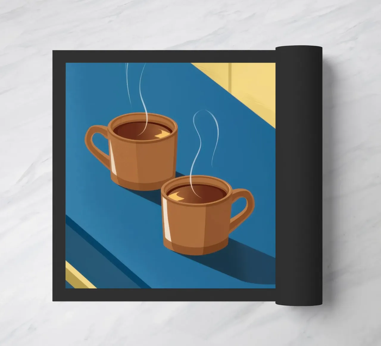 Momento del caffè mattutino zerbino da Obs Canvas