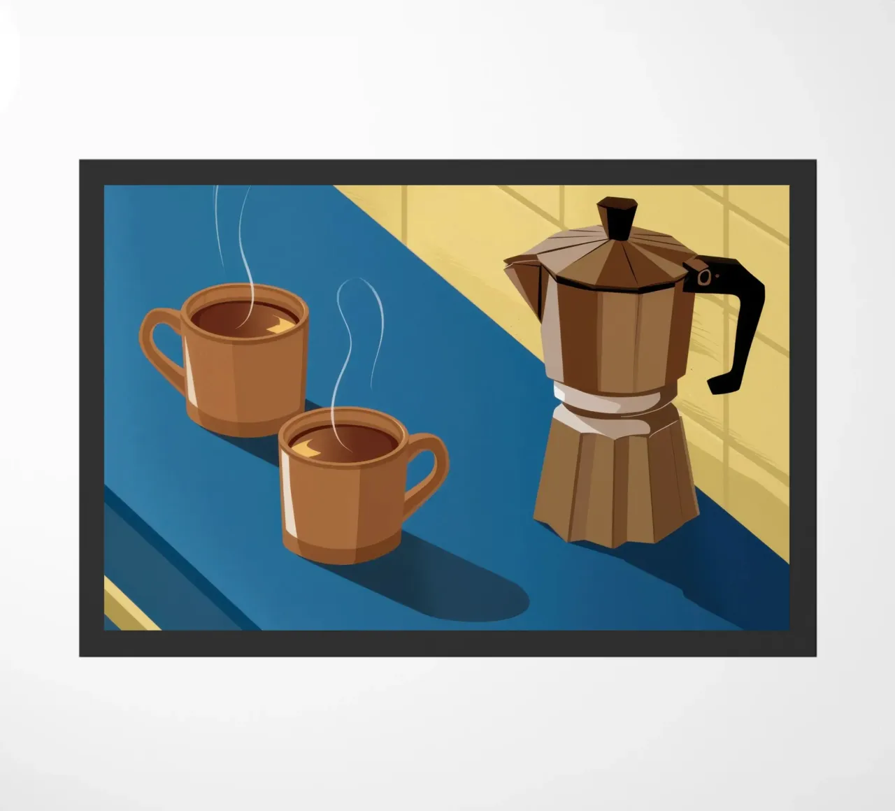 Momento del caffè mattutino zerbino da Obs Canvas
