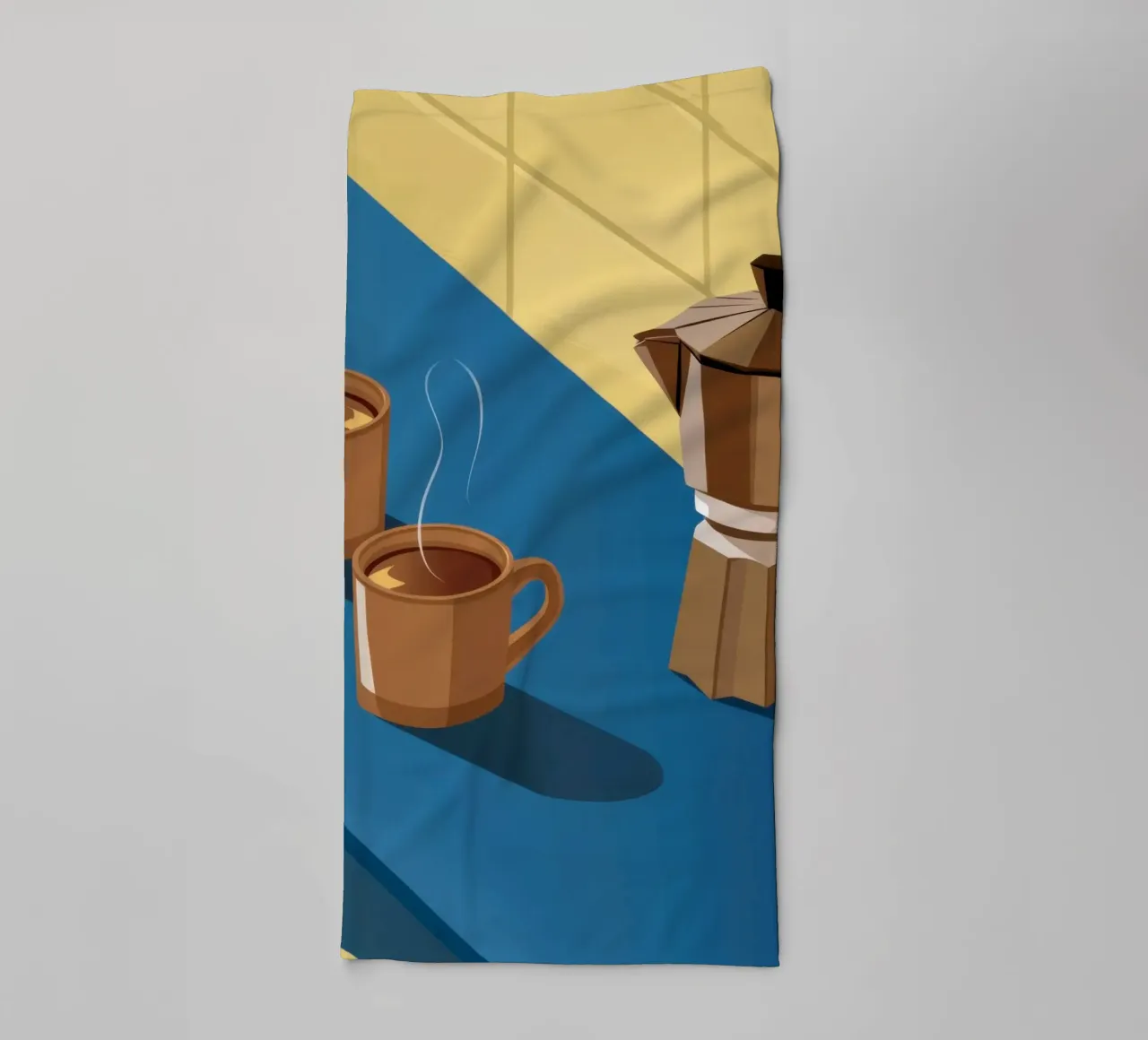Momento del caffè mattutino asciugamano da bagno da Obs Canvas