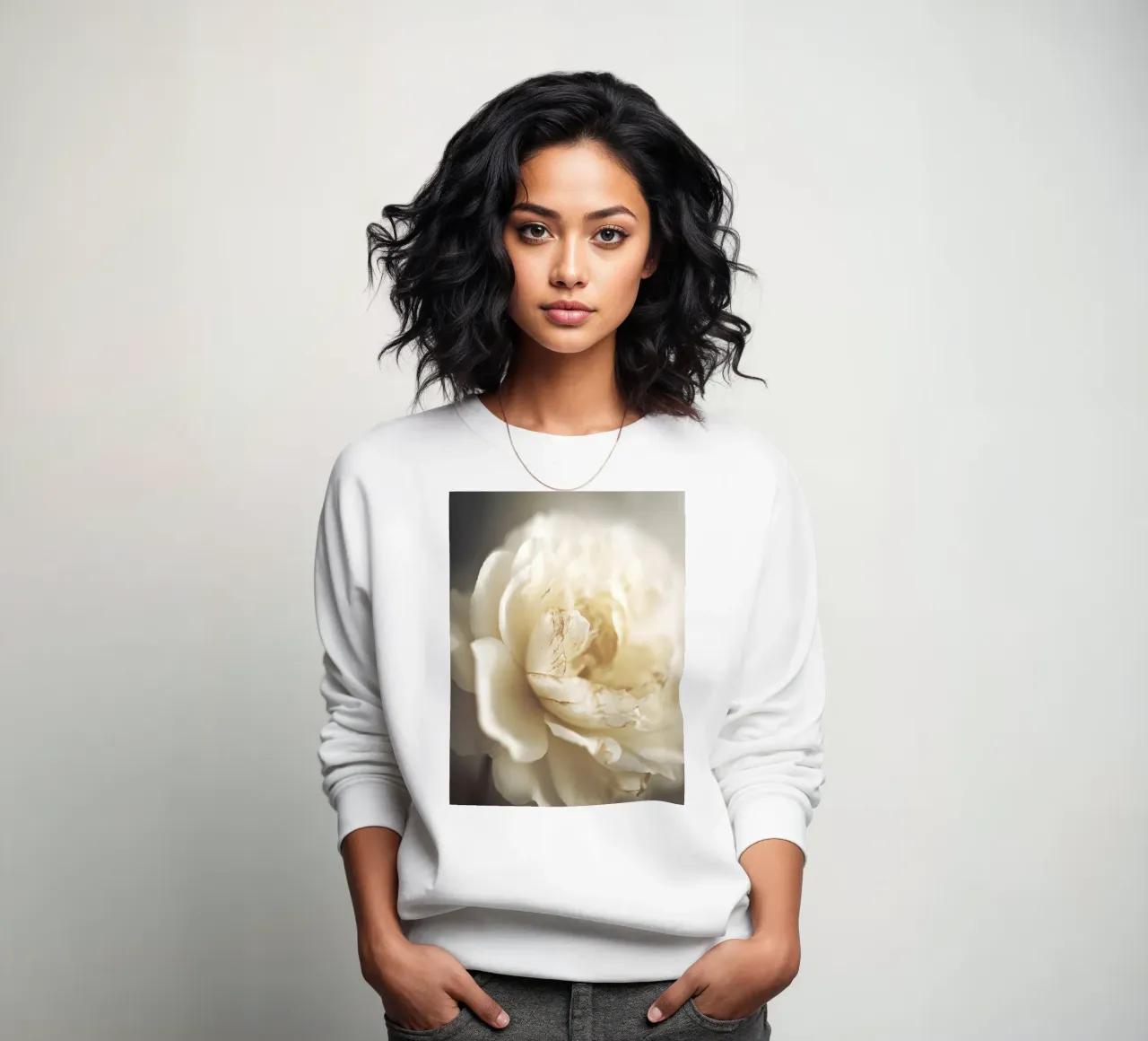 Peony In Soft Light felpa da treechild