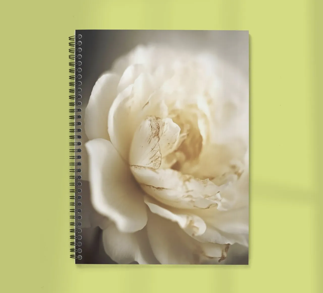 Peony In Soft Light spiral notebook by treechild